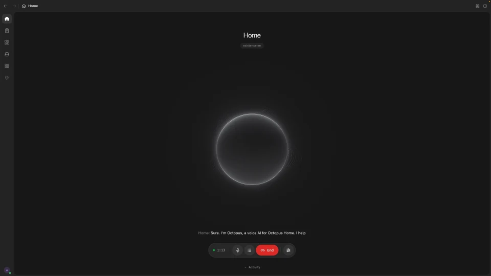 Octopus Home voice conversation